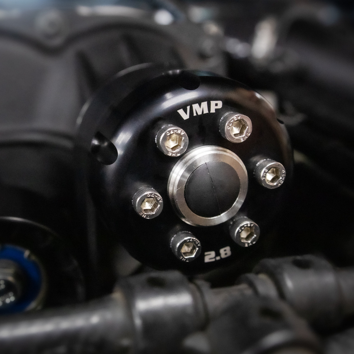 VMP Performance VMP-28-10-B - 07-14 Ford Shelby GT500 2.8in 10-Rib Conversion Bolt-On Pulley