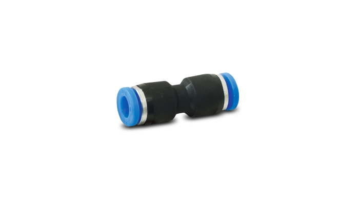 Vibrant 2671 - Union Straight Pneumatic Vacuum Fitting - for use with 3/8in (9.5mm) OD tubing