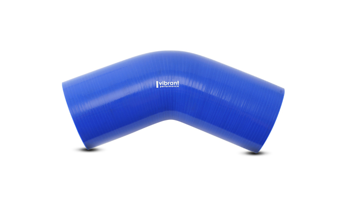 Vibrant 2755B -   - 45 Degree Elbow, 3.50 in. I.D. x 4.00 in. Leg Length - Blue