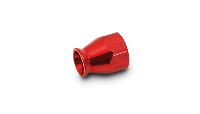 Vibrant 28960R - 10AN Hose End Socket for PTFE Hose Ends - Red Vibrant 28960R - 10AN Hose End Socket for PTFE Hose Ends - Red