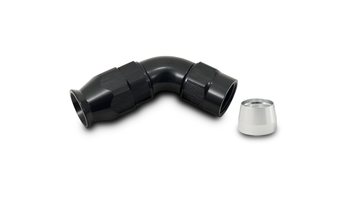 Vibrant 28604 - 4AN 60 Degree Hose End Fitting for PTFE Lined Hose