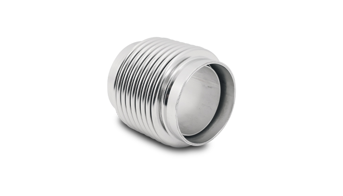 Vibrant 69527 - SS Bellow Assembly w/ Liner 1.875in Inlet/Outlet ID x 2.75in OAL Electro Polished Vibrant 69527 - SS Bellow Assembly w/ Liner 1.875in Inlet/Outlet ID x 2.75in OAL Electro Polished