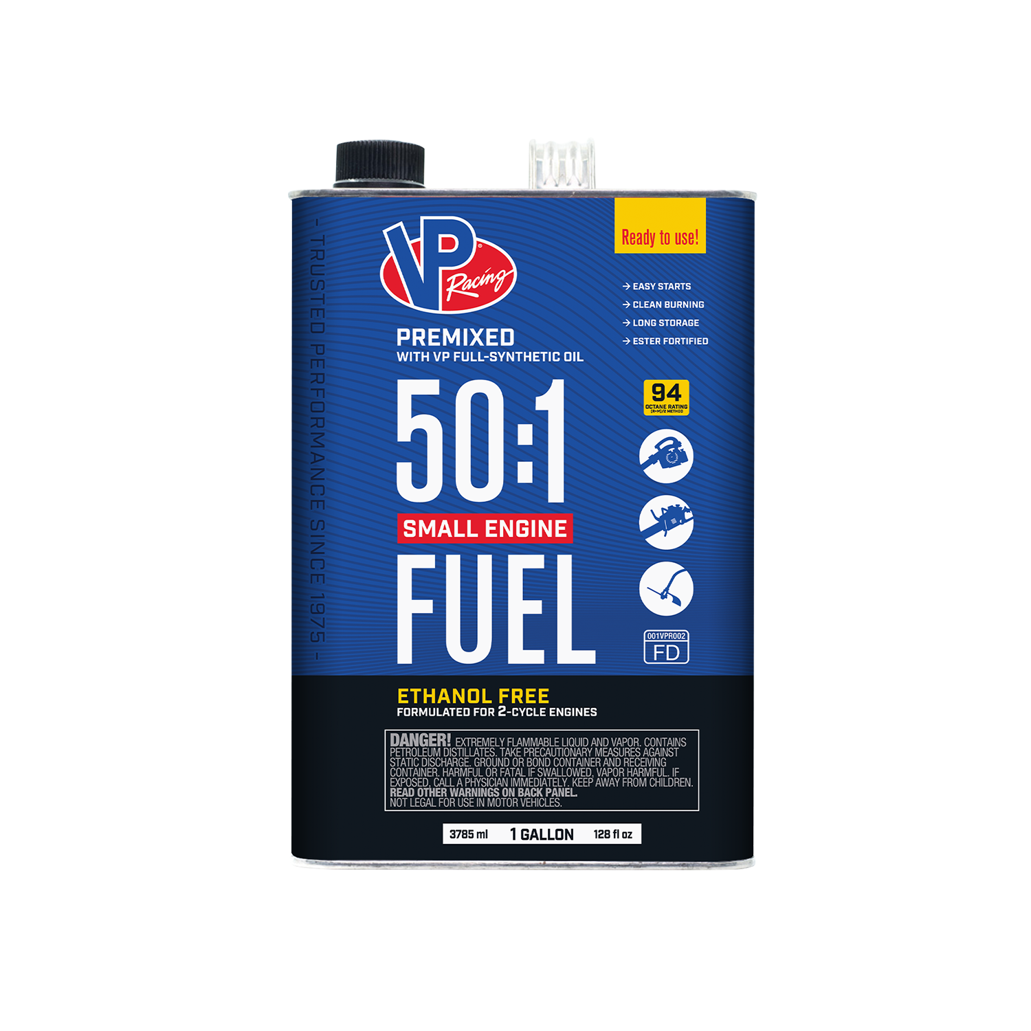 VP Racing Fuels 6231 - 50:1 Premixed Gallon VP Racing Fuels 6231 - 50:1 Premixed Gallon