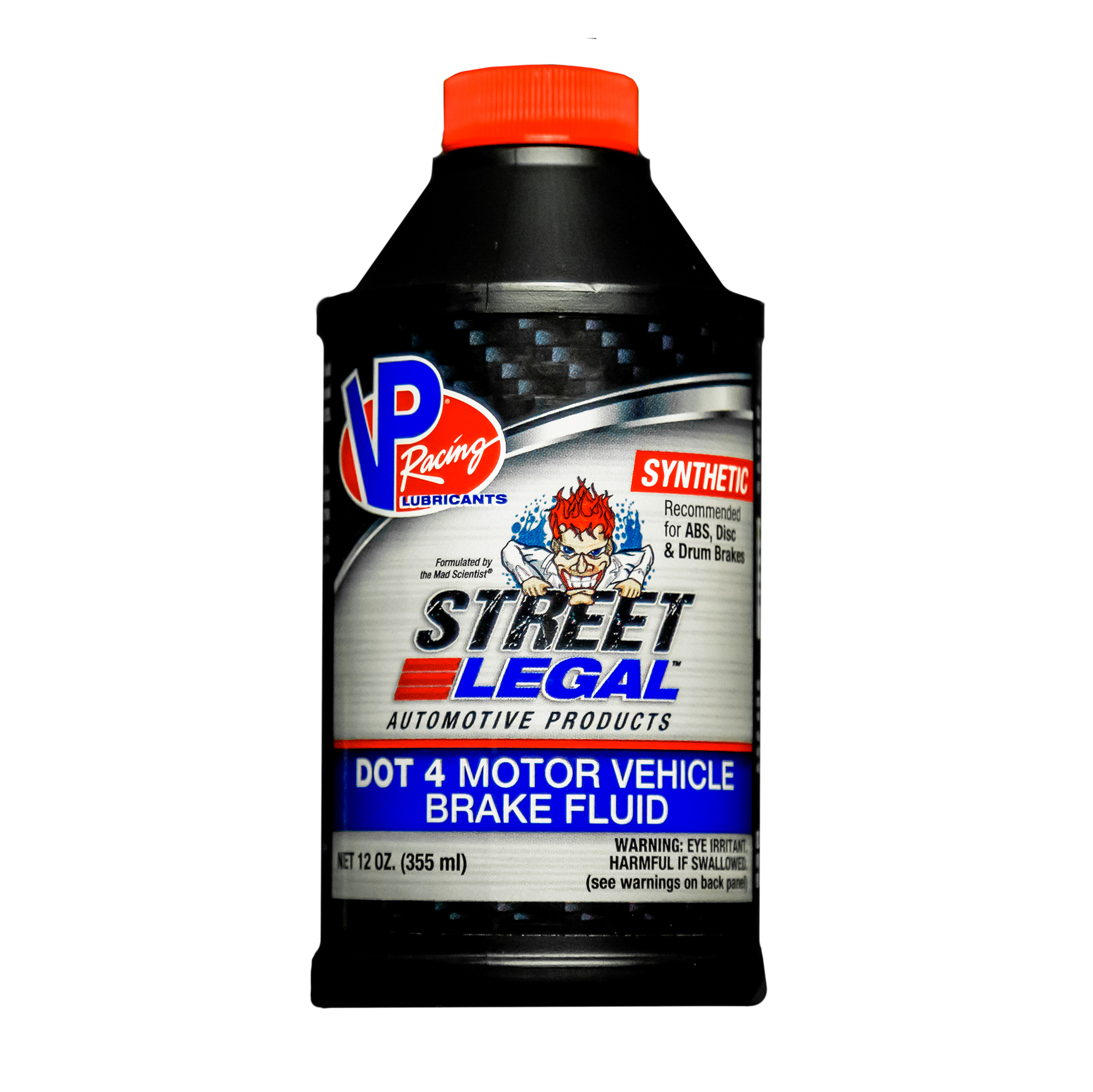 VP Racing Fuels VP6100402 - Street Legal SYN DOT 4 Brake Fluid 12oz