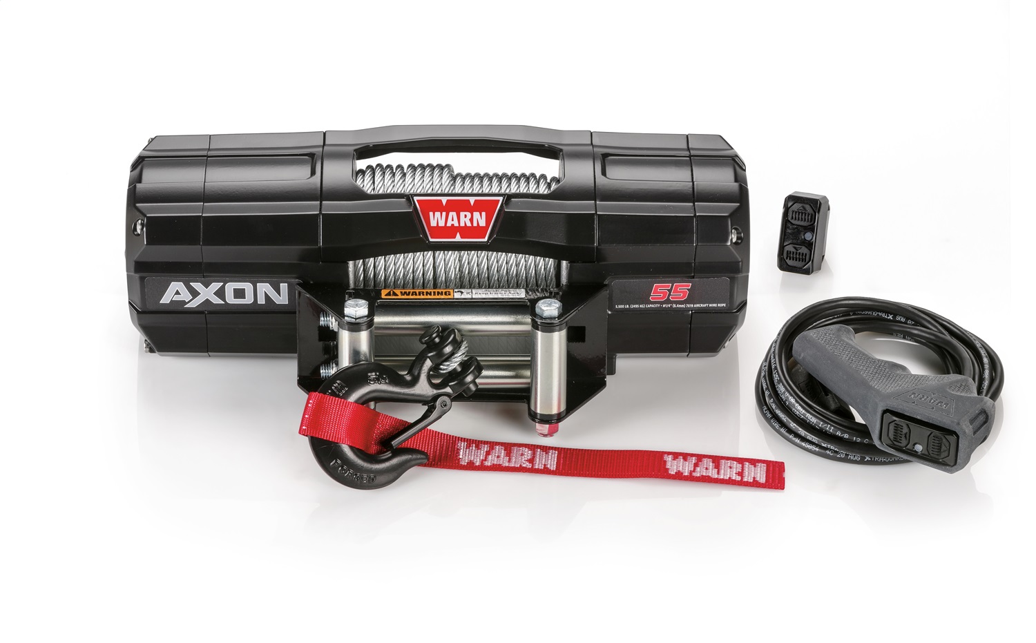 Warn 101155 - AXON 55 WIRE ROPE WINCH
