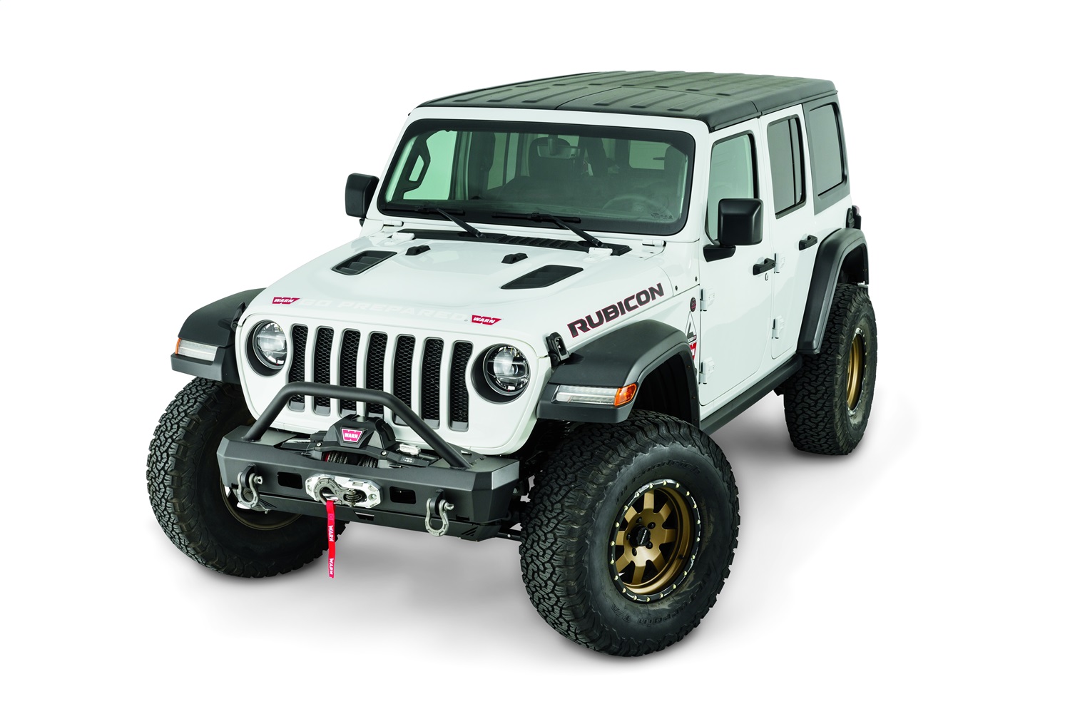 Warn 101325 - ELITE STUBBY FRONT BUMPER JEEP JL / JT W/OUT GUARD Warn 101325 - ELITE STUBBY FRONT BUMPER JEEP JL / JT W/OUT GUARD