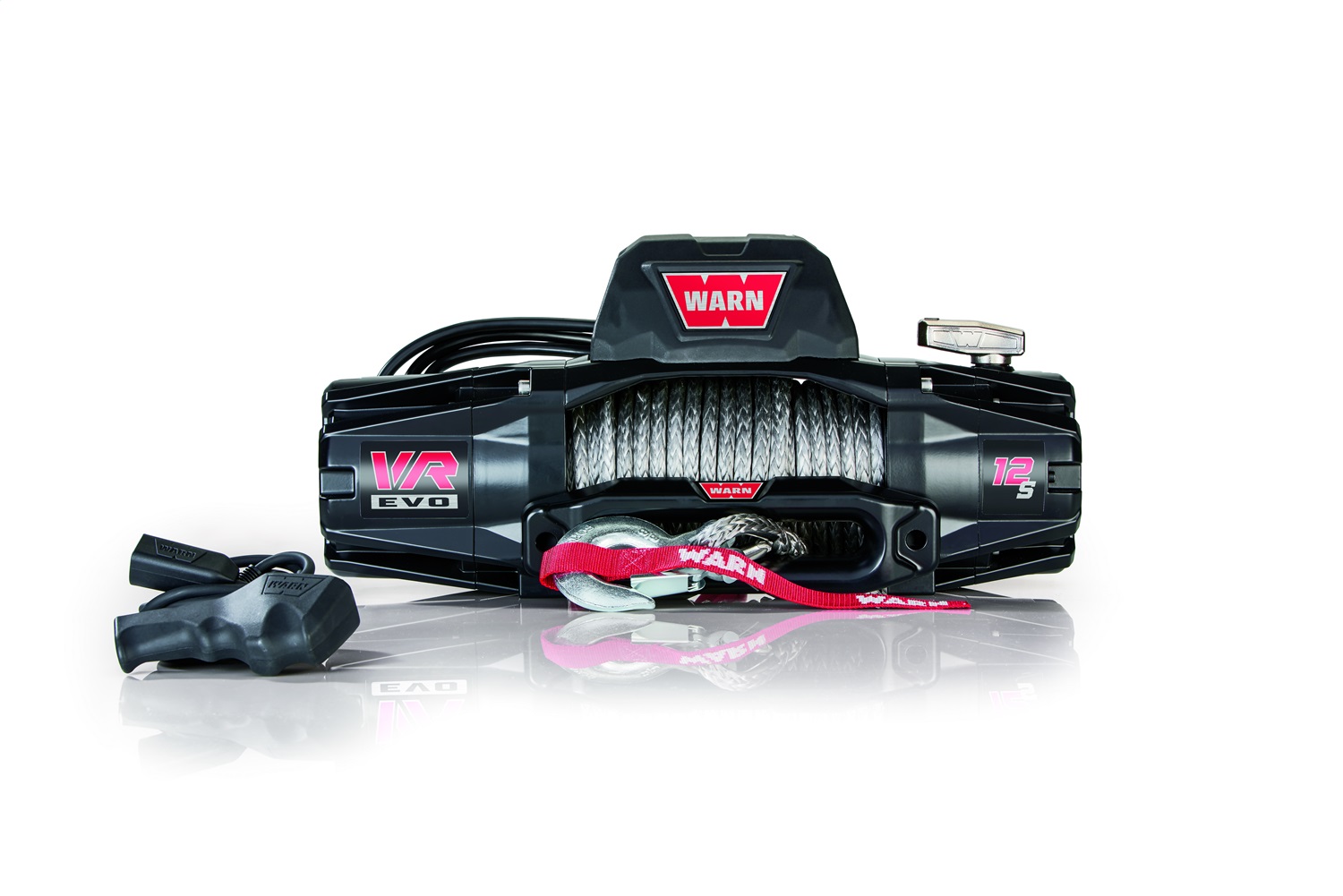 Warn 103255 - VR EVO 12-S Winch 12000# Synthetic Rope