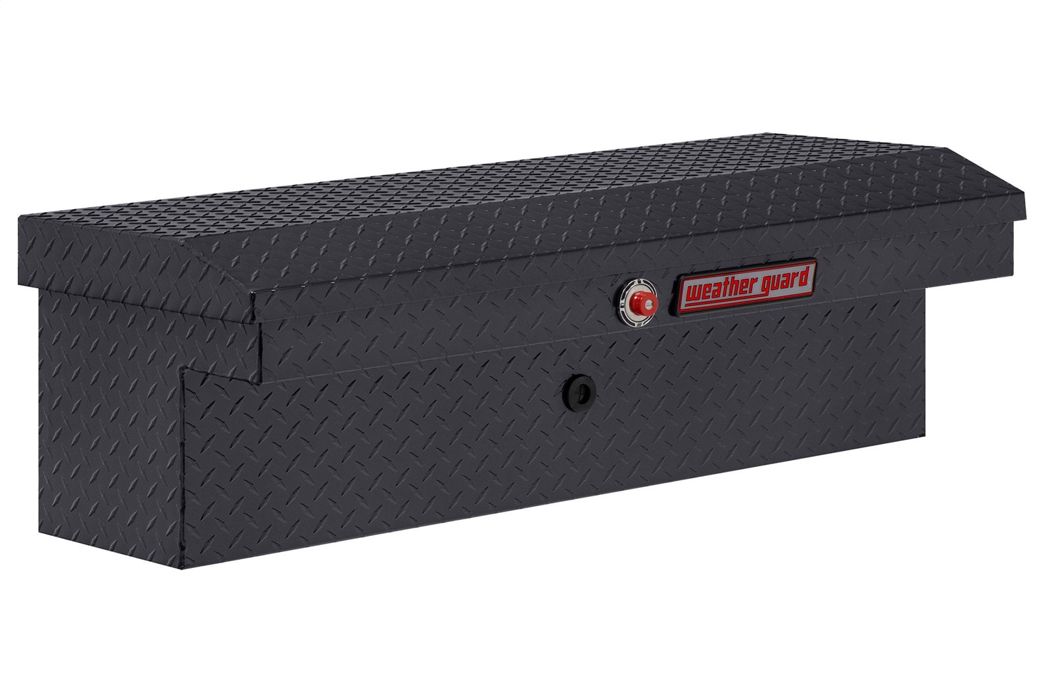 WEATHER GUARD 180-6-03 - Lo-Side Box; 41 in. Low Profile Lo-Side Box; Aluminum; Gunmetal Gray; 3.8 cu ft;