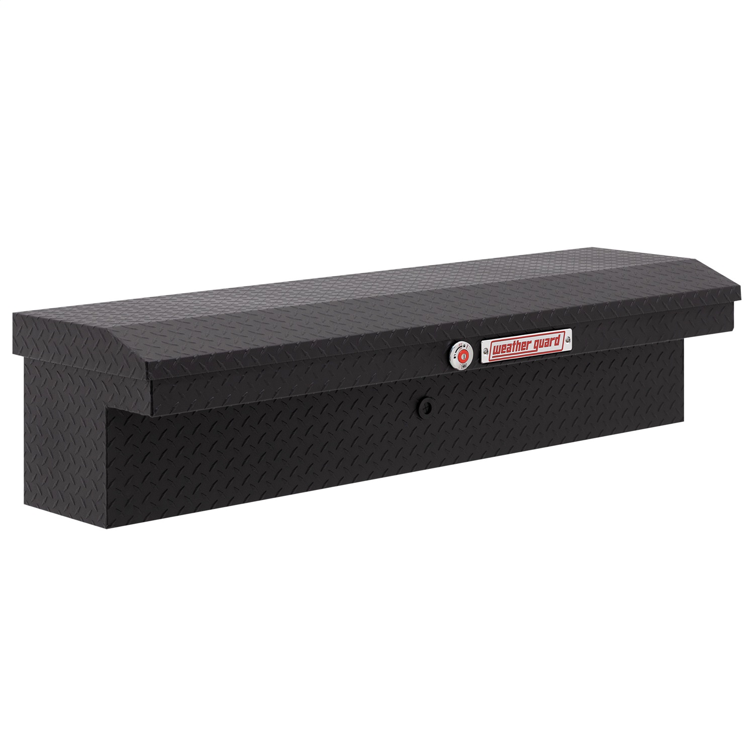 WEATHER GUARD 178-52-04 - Lo-Side Box; 56 in. Low Profile Lo-Side Box; Aluminum; Textured Matte Black; 4 cu ft;