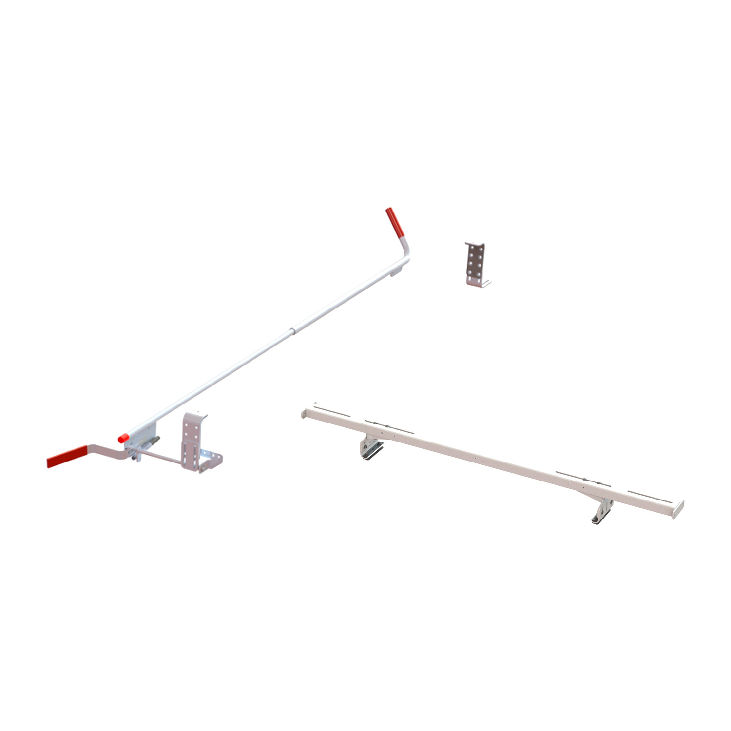 WEATHER GUARD 2070-3-01 - Accessory Cross Bar; 1.3 ft.; Depth 4 in.; Height 19 in.; Width 71.5 in.; White; Aluminum; Roof; Powder Coat Finish;