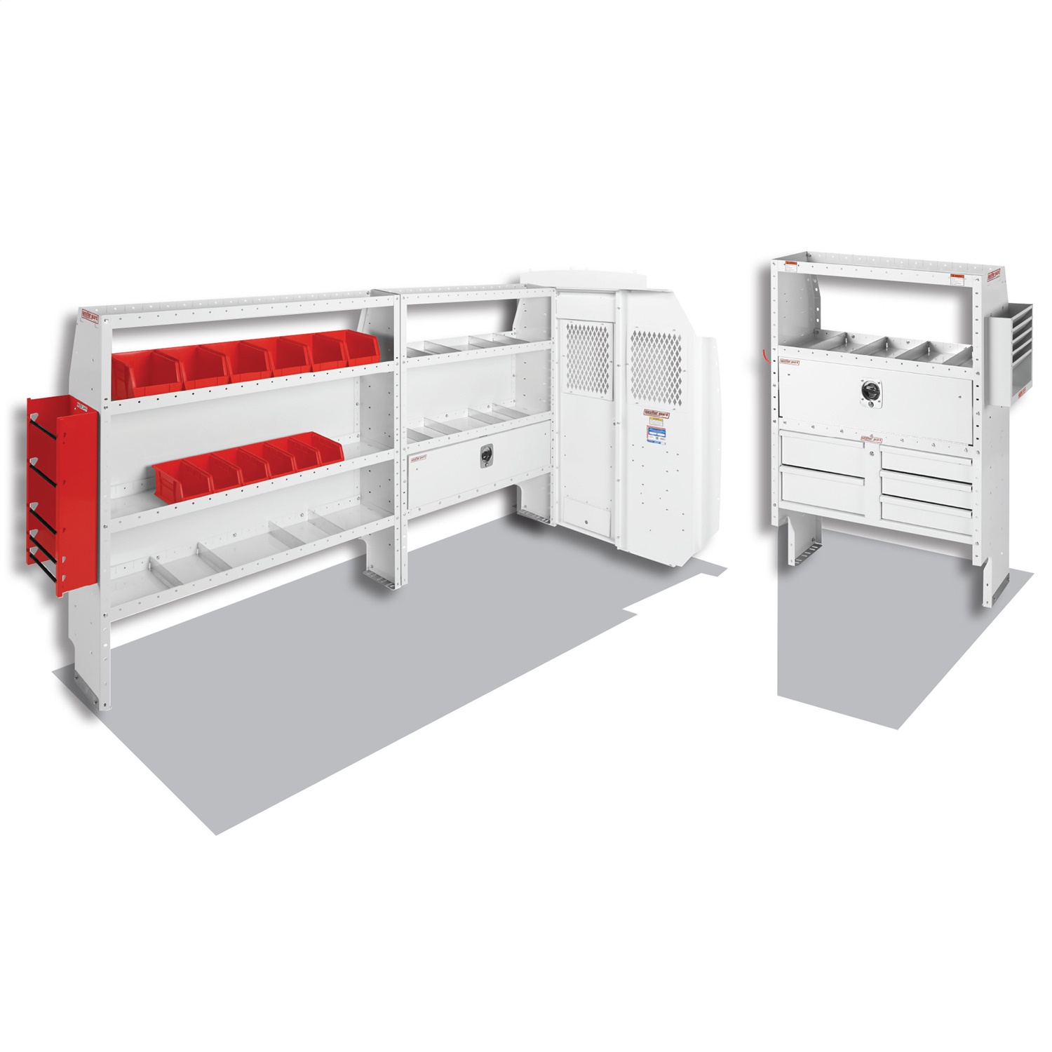 WEATHER GUARD 600-8214L - Electrical Contractor Van Package