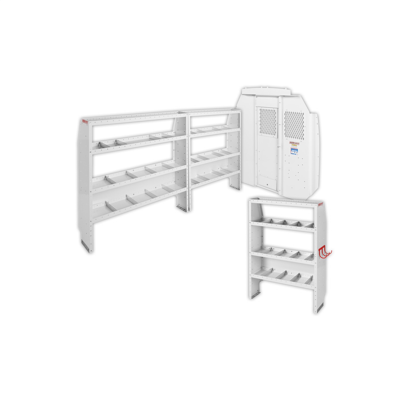WEATHER GUARD 600-8450R - Commercial Shelving Van Package