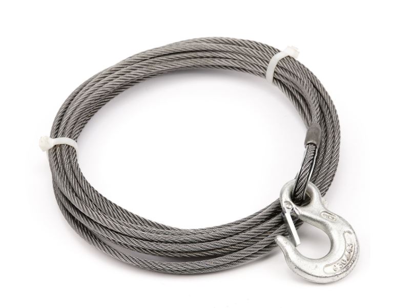 Warn 24890 - WIRE ROPE ASSEMBLY 1/4 Inch Diameter x 40 Foot Length