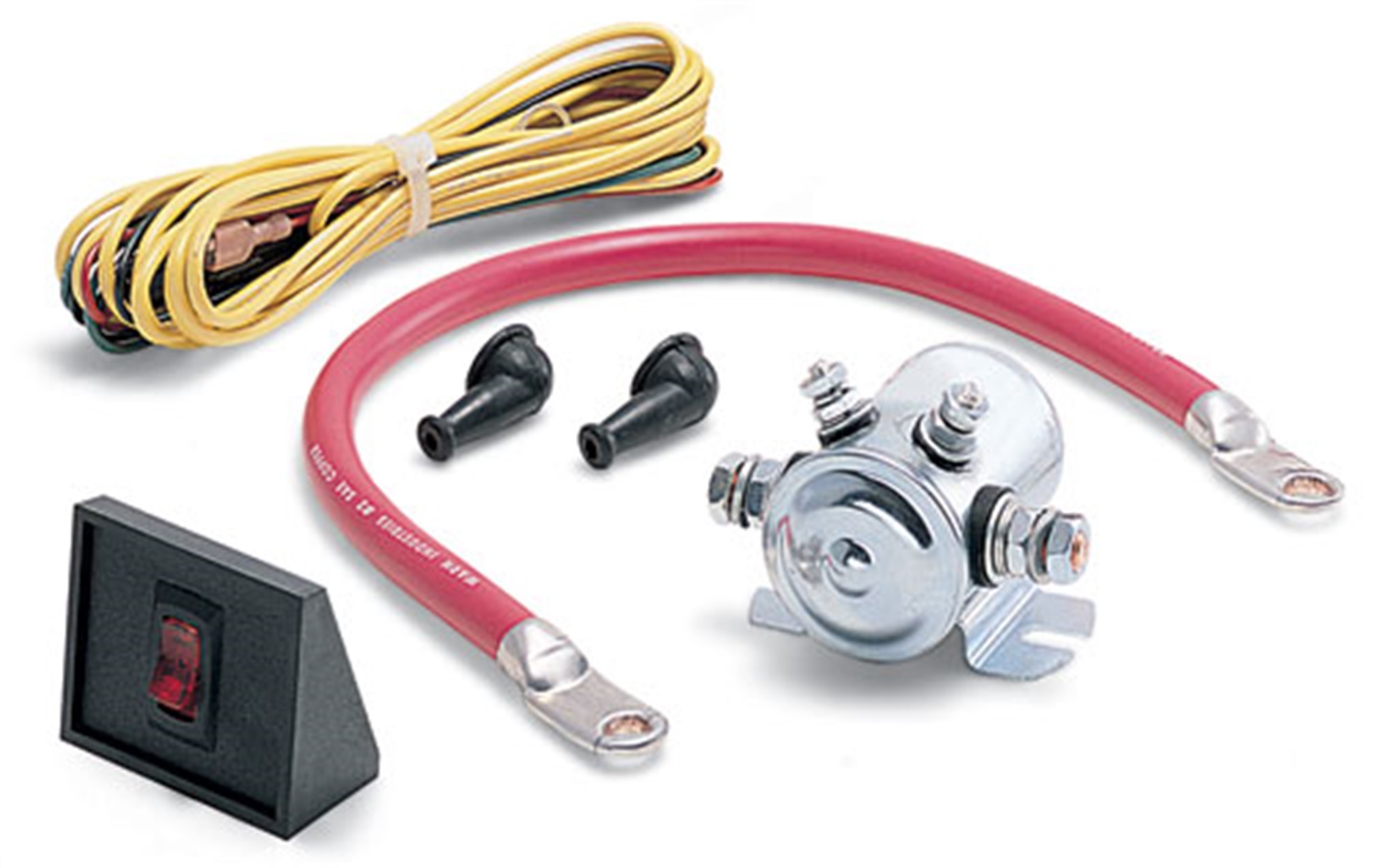 Warn 62132 - With Solenoid; Battery Lead; Dash Mounted Switch; Wiring and Hardware