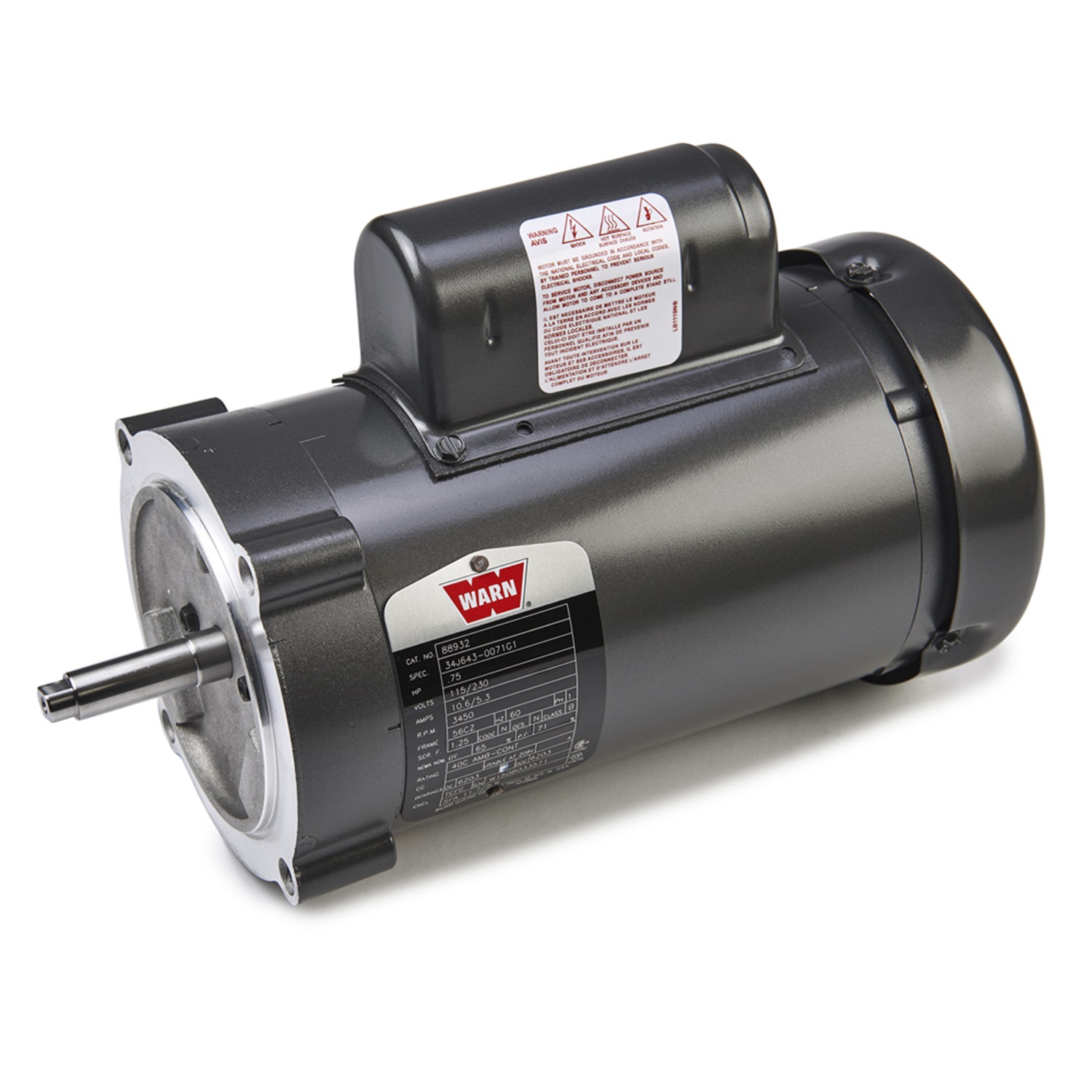 Warn 68537 - Replacement AC Motor for  3000 ACI Winch