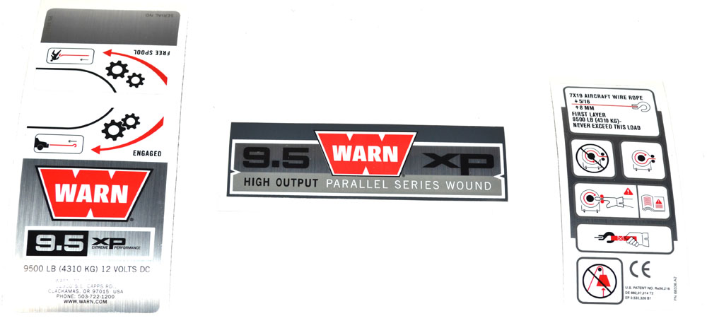 Warn 68614 - For 9.5 XP Winch Warn 68614 - For 9.5 XP Winch