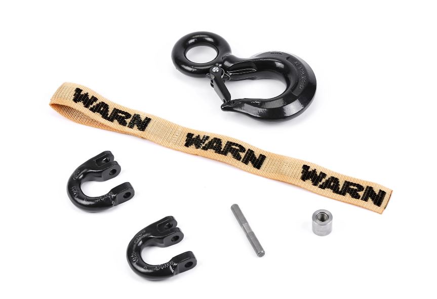 Warn 77681 - 5 Ton Hook/ Coupler/ Strap