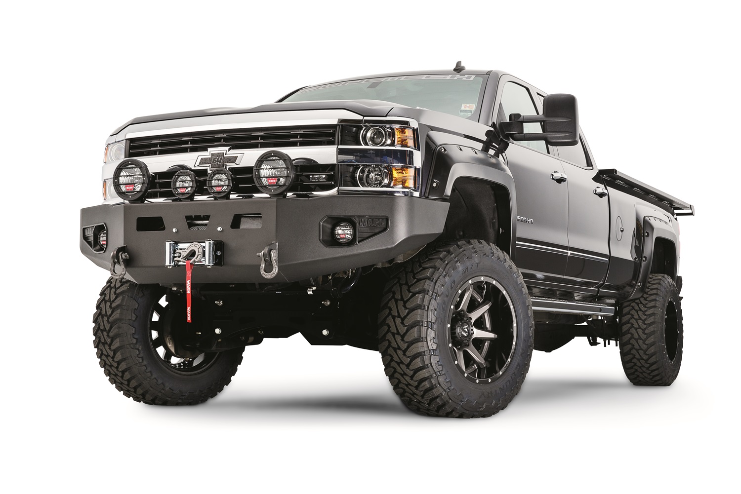 Warn 93472 - Full Width Version 1 Pc Direct-Fit Hardwar Included W/O Grille Guard Black Steel Warn 93472 - Full Width Version 1 Pc Direct-Fit Hardwar Included W/O Grille Guard Black Steel