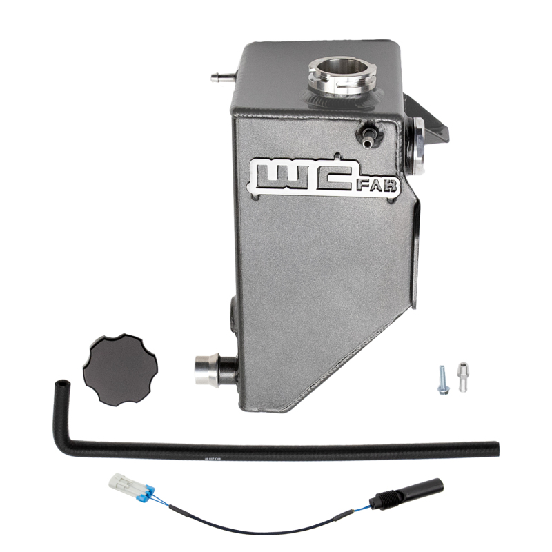Wehrli WCF100268-GM - 20-24 Chevrolet-GMC 6.6L L5P Duramax OEM Placement Coolant Tank Kit - Gun Metal