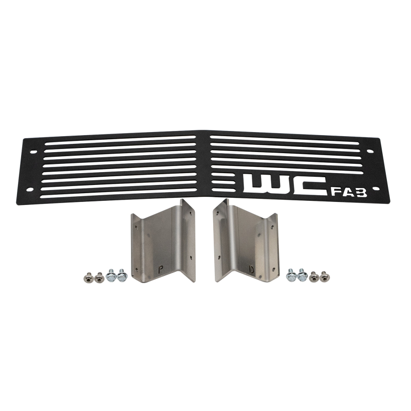 Wehrli WCF100290-RAW - 15-19 Chevrolet Silverado HD 6.6L LML/L5P Duramax Bumper Grille - Raw Stainless Finish