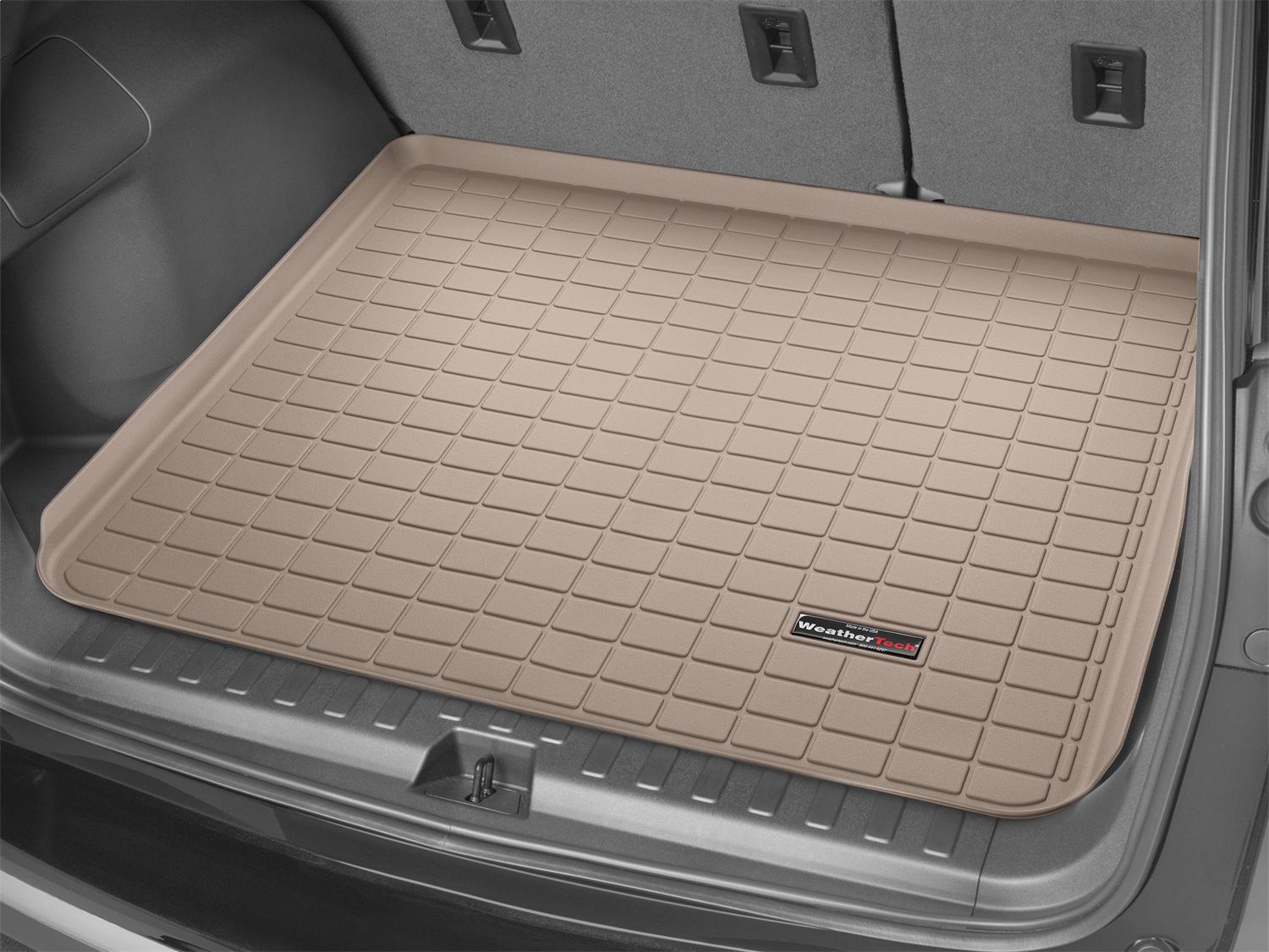 Weathertech 411050 - Cargo Liner; Tan; Behind 2nd Row Seating;