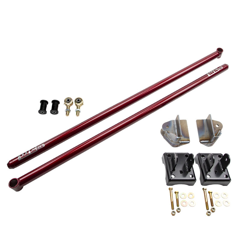 Wehrli WCF100399-RED - 2011-2022 Ford Power Stroke SCLB & CCLB 68in Traction Bar KIT WCFab Red