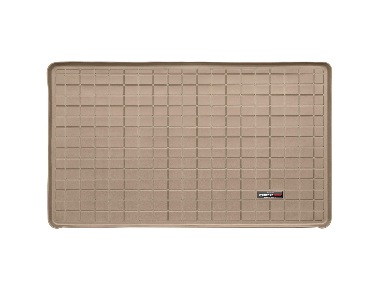 Weathertech 41322 - Cargo Liner; Tan; Behind 3rd Row Seating;