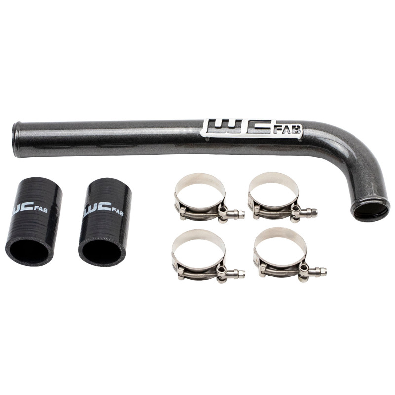 Wehrli WCF100517-BB - 10-18 Dodge 6.7L Cummins (Non 13-15 w/Dual Rads/Twin CP3) Upper Coolant Pipe - Bengal Blue