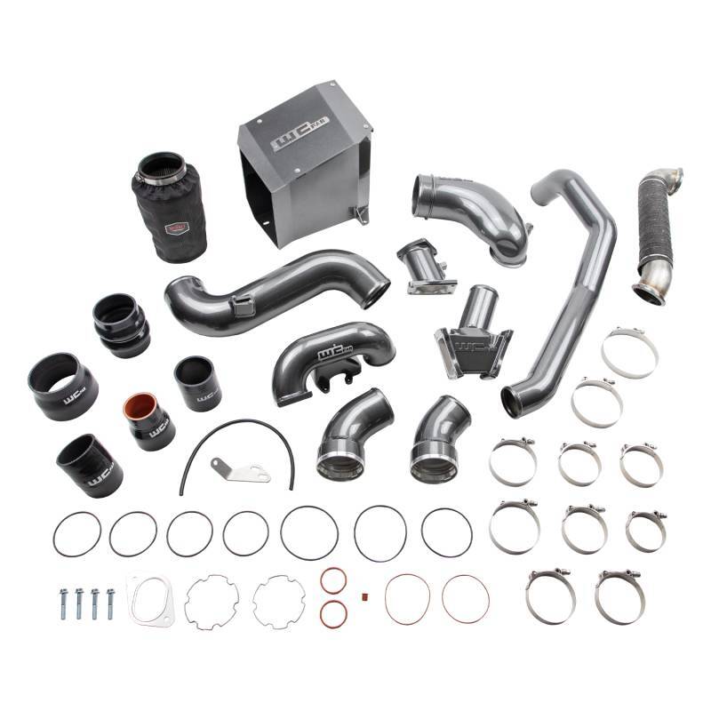 Wehrli WCF100504-GB - 07.5-2010 Chevrolet 6.6L Duramax LMM Stage 3 High Flow Bundle Kit - Gloss Black