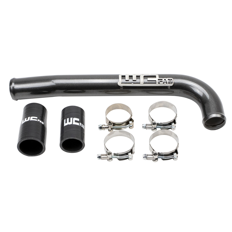 Wehrli WCF100678-SY - 03-09 Dodge 5.9L/6.7L Cummins (Non-Twin CP3) Upper Coolant Pipe - Shocker Yellow