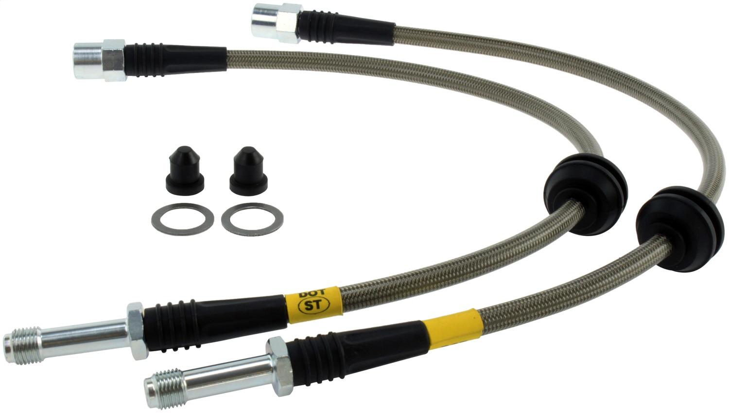 StopTech 950.33516 - 09 Audi A4 Sedan / 08-10 A5-S5 Rear Stainless Steel Brake Line Kit