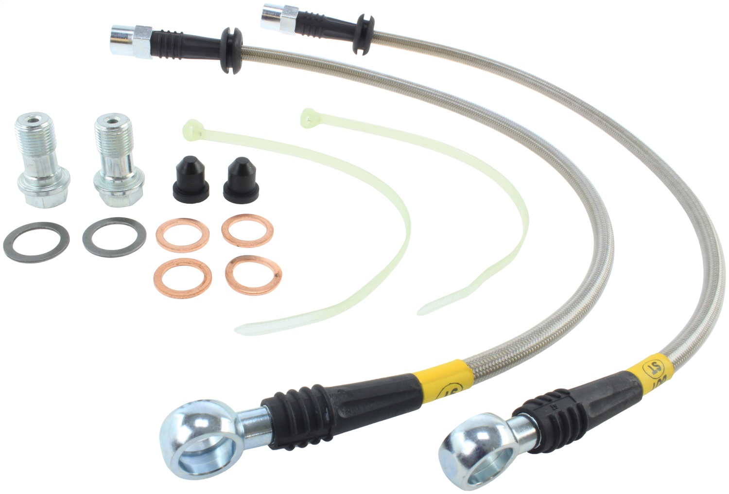 StopTech 950.34507 - 02-03 Mini & Mini S Rear Stainless Steel Brake Line Kit StopTech 950.34507 - 02-03 Mini & Mini S Rear Stainless Steel Brake Line Kit