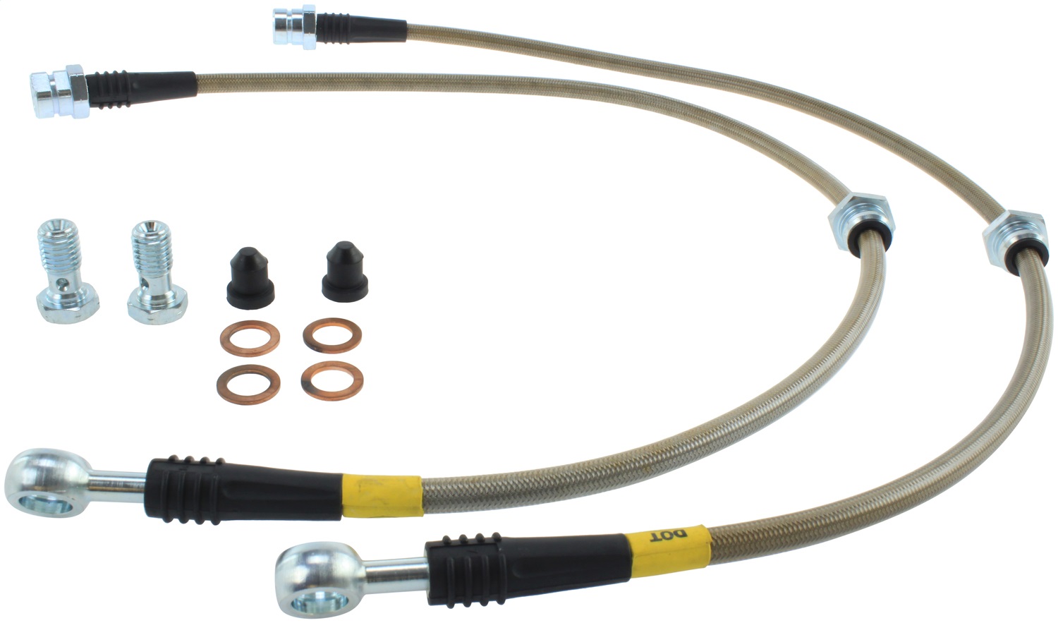 StopTech 950.33023 - Front Stainless Steel Brake Line Kit Audi MkII TT 2.0L StopTech 950.33023 - Front Stainless Steel Brake Line Kit Audi MkII TT 2.0L