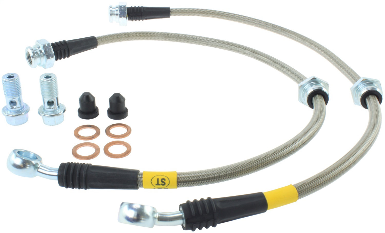 StopTech 950.42007 - 00-06 Nissan Sentra Stainless Steel Front Brake Lines