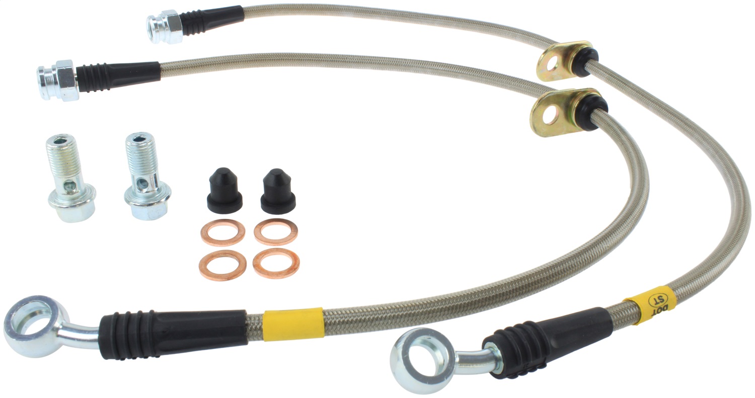 StopTech 950.40009 - 02-05 Honda Civic Stainless Steel Front Brake Line Kit