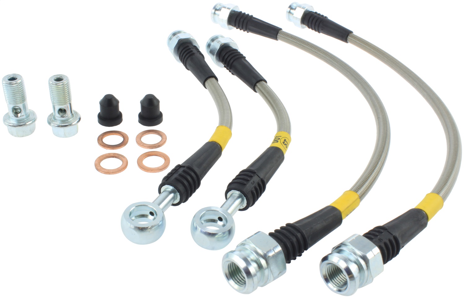 StopTech 950.40512 - 2006-2014 Honda Ridgeline Stainless Steel Rear Brake Lines
