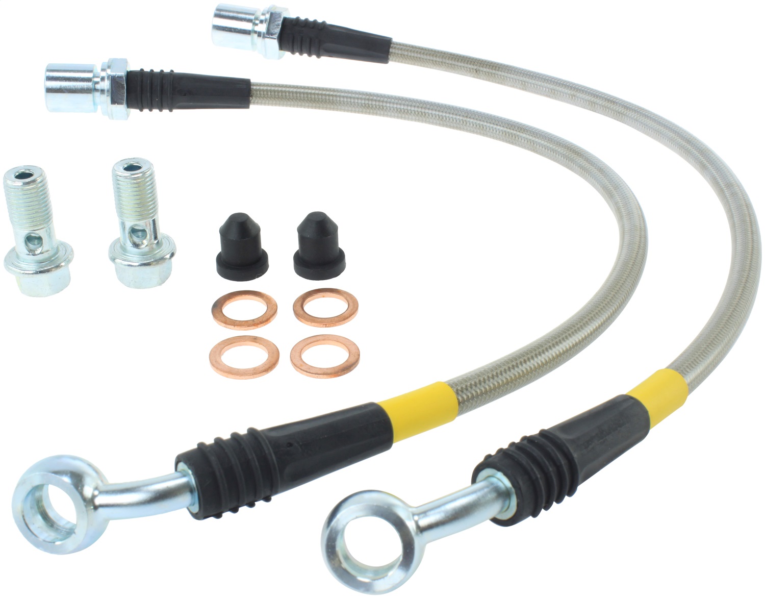 StopTech 950.44501 - 98-05 Lexus GS300/GS350/GS400/GS430/GS450H Rear Stainless Steel Brake Lines