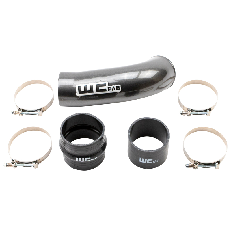 Wehrli WCF100720-BS - 2020-2024 Chevrolet 6.6L L5P Duramax 4in Intake Pipe (Use w/OEM Air Box) - Bengal Silver Wehrli WCF100720-BS - 2020-2024 Chevrolet 6.6L L5P Duramax 4in Intake Pipe (Use w/OEM Air Box) - Bengal Silver