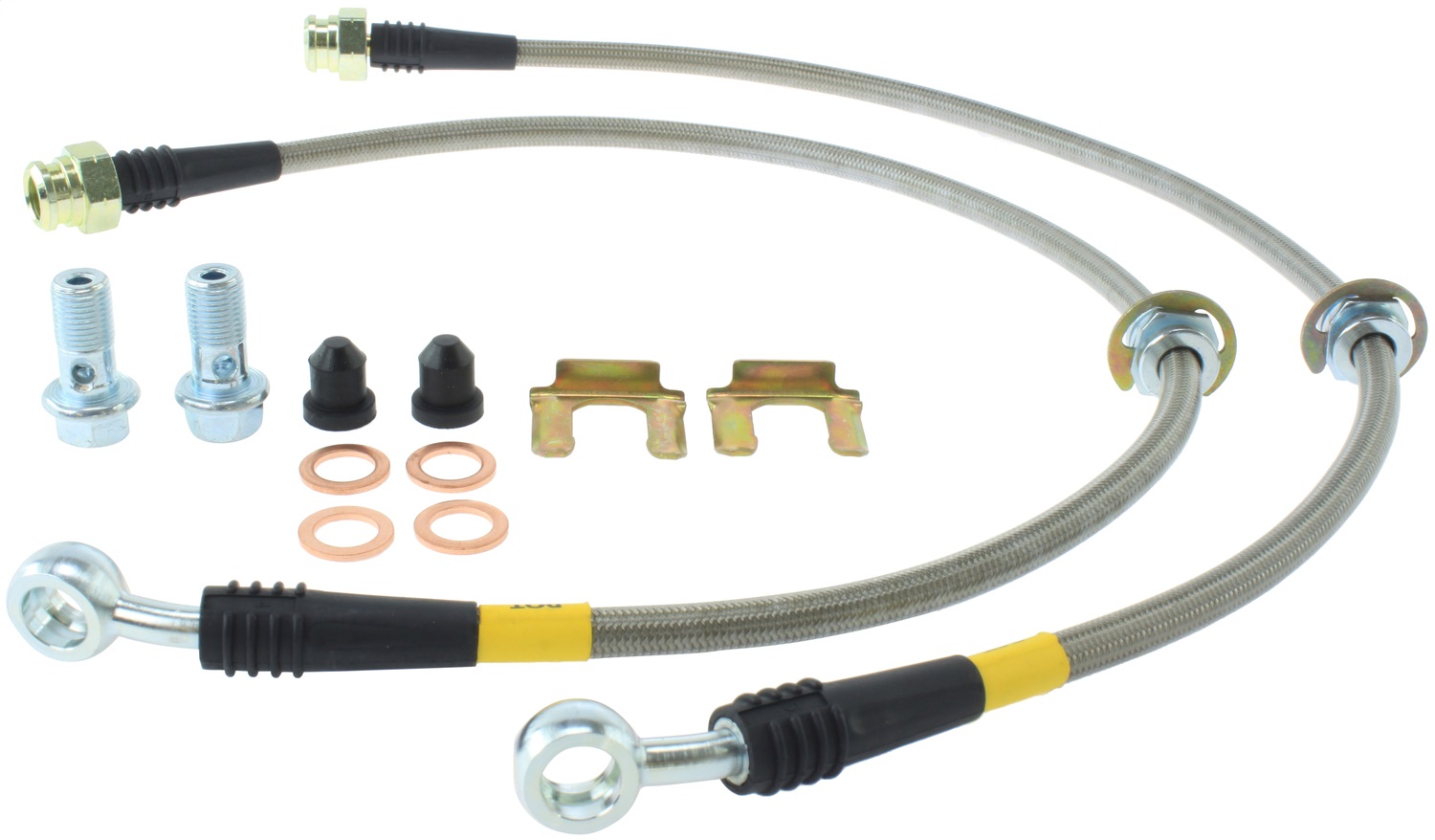 StopTech 950.47501 - 02-07 WRX Stainless Steel Rear Brake Lines