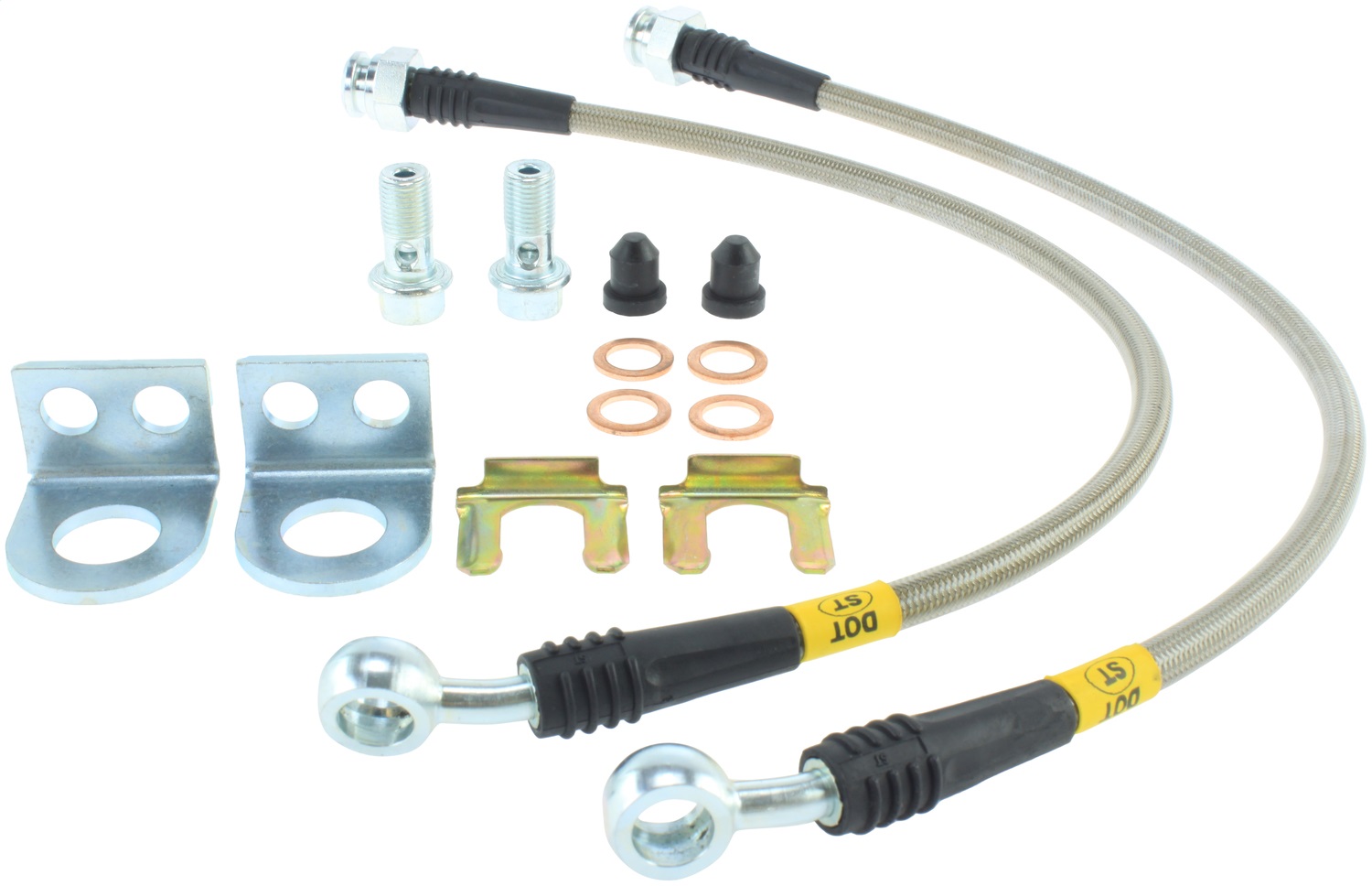 StopTech 950.58002 - 06-14 Jeep Grand Cherokee SRT8 Stainless Steel Front Brake Lines