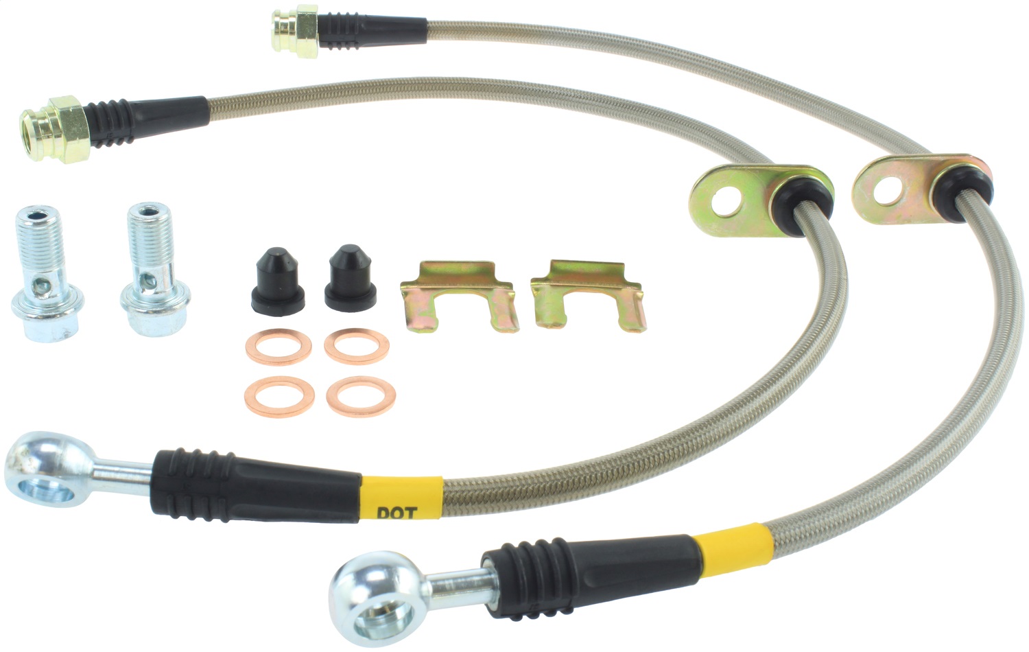 StopTech 950.47508 - 08-09 Subaru STi / 13 Subaru BRZ / 13 Scion FR-S Stainless Steel Rear Brake Lines StopTech 950.47508 - 08-09 Subaru STi / 13 Subaru BRZ / 13 Scion FR-S Stainless Steel Rear Brake Lines