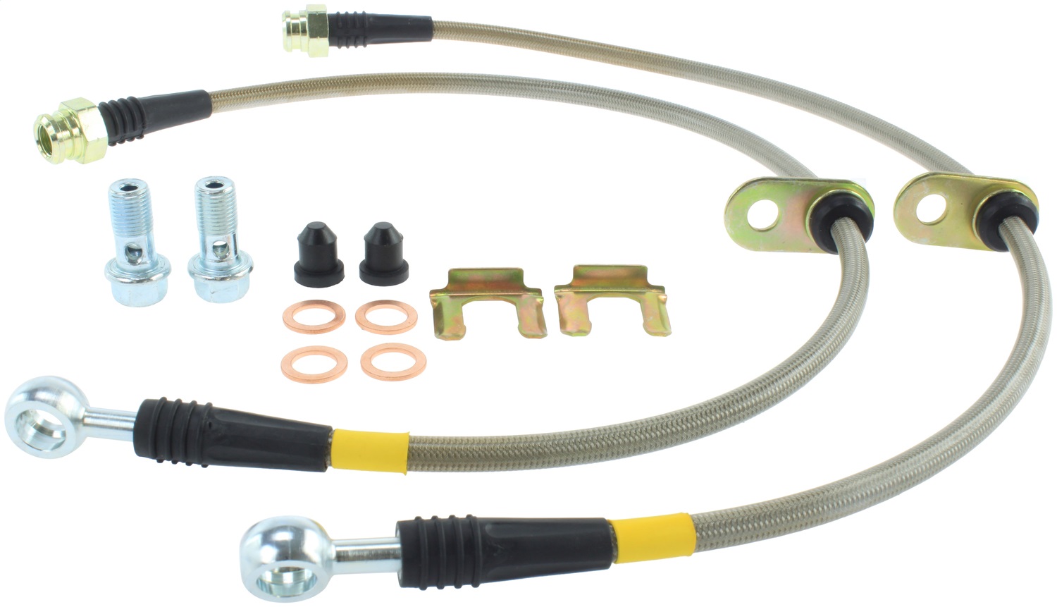 StopTech 950.47006 - 08-09 WRX & STi Stainless Steel Front Brake Lines