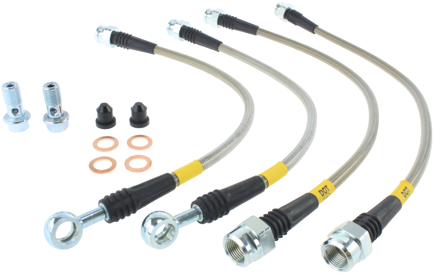 StopTech 950.66502 - 07-08 Cadillac Escalade Stainless Steel Rear Brake Lines
