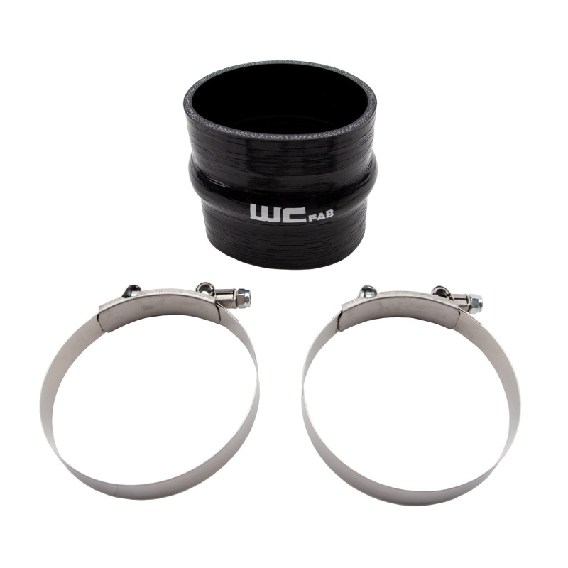 Wehrli WCF207-100 - 4in ID x 4in Long Silicone Hump Boot and Clamp Kit - Replacement Wehrli WCF207-100 - 4in ID x 4in Long Silicone Hump Boot and Clamp Kit - Replacement