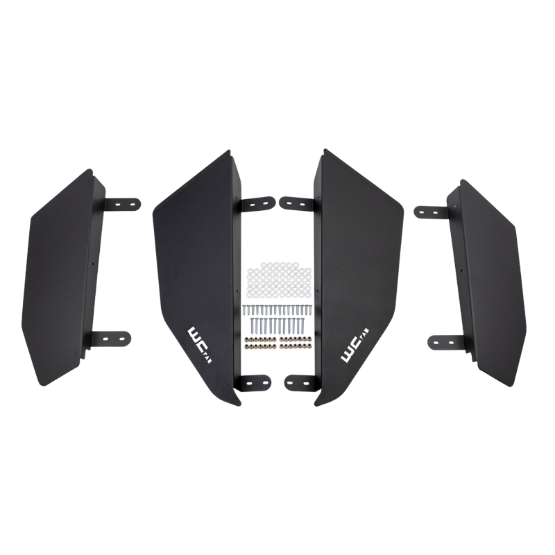 Wehrli WCF102028-FTB - 2019+ Honda Talon 1000X 4 Seat Lower Door Kit - Fine Texture Black