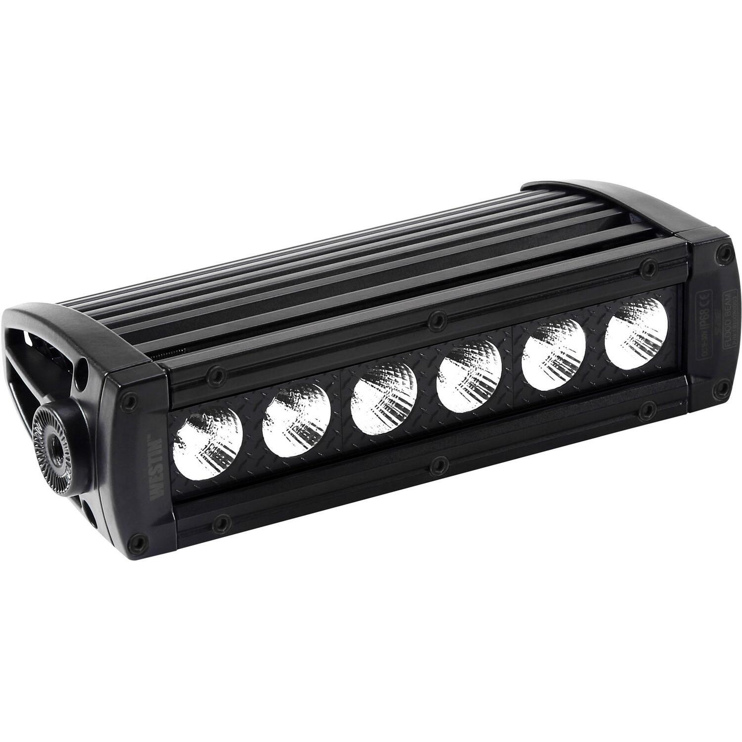 Westin 09-12211-6F - B-FORCE LED Light Bar Single Row 6 inch Flood w/5W Cree - Black