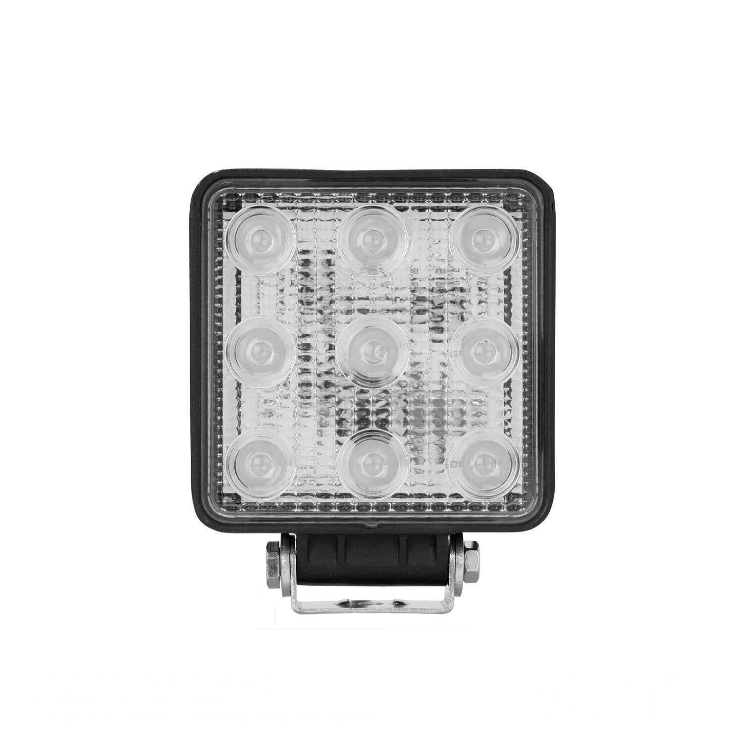 Westin 09-12211B - LED Work Utility Light Square 4.6 inch x 5.3 inch Flood w/3W Epistar - Black