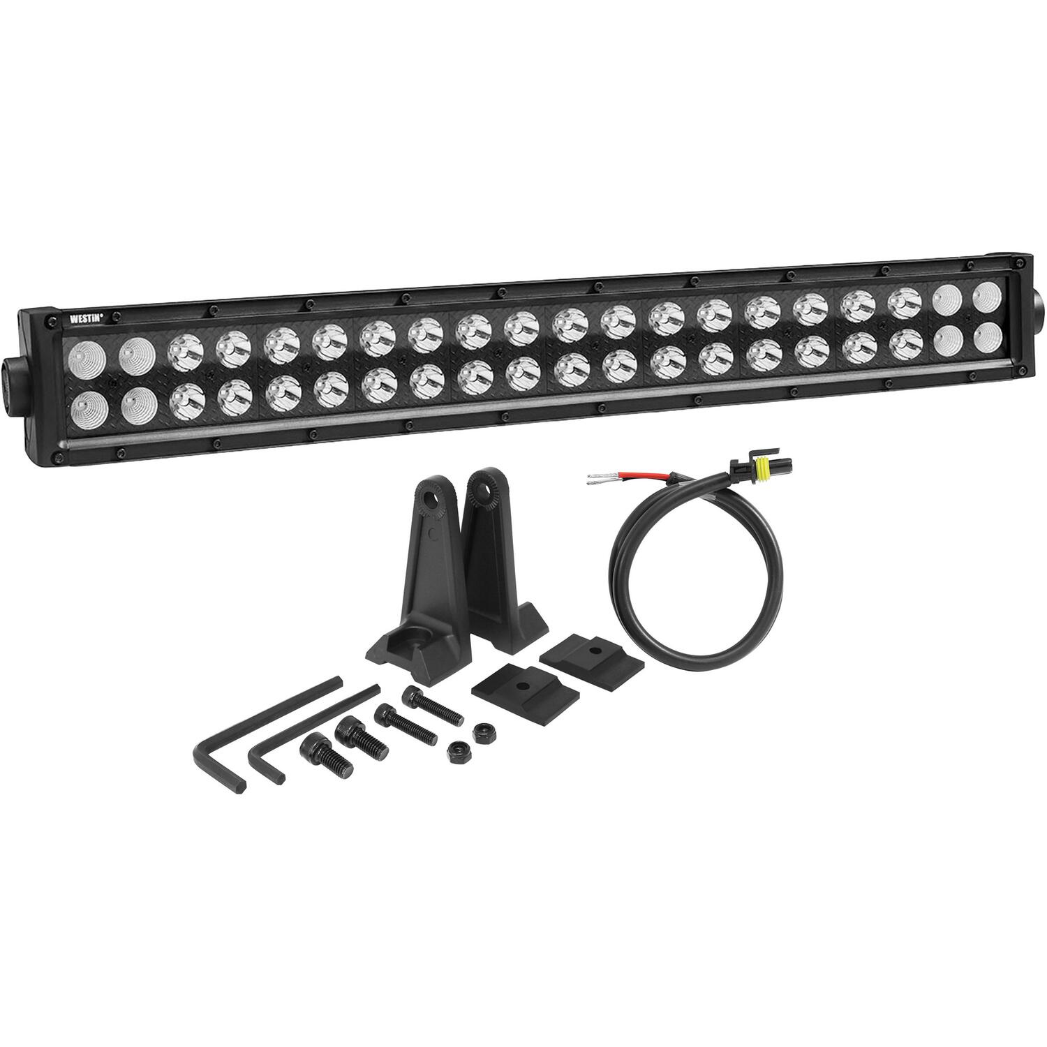 Westin 09-12212-40C - B-FORCE LED Light Bar Double Row 20 inch Combo w/3W Cree - Black