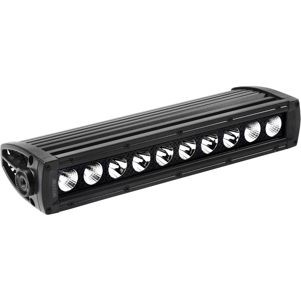 Westin 09-12211-10C - B-FORCE LED Light Bar Single Row 10 inch Combo w/5W Cree - Black