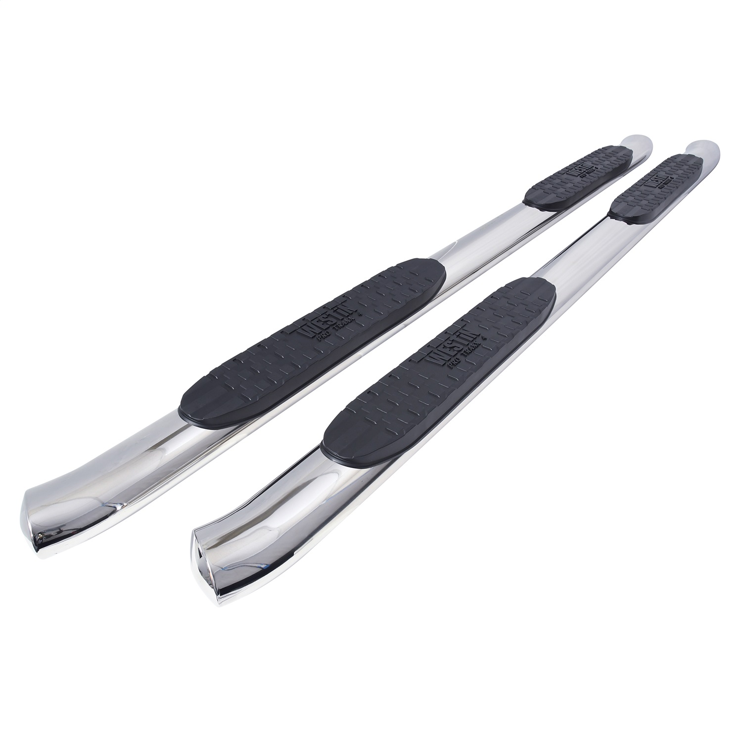 Westin 21-22770 - 2005-2018 Toyota Tacoma Double Cab PRO TRAXX 4 Oval Nerf Step Bars - SS